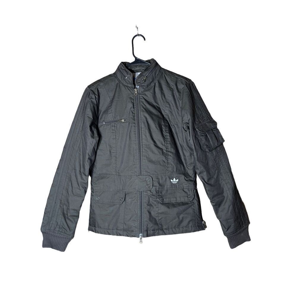 Adidas Gray Utility Jacket Size Medium - image 1